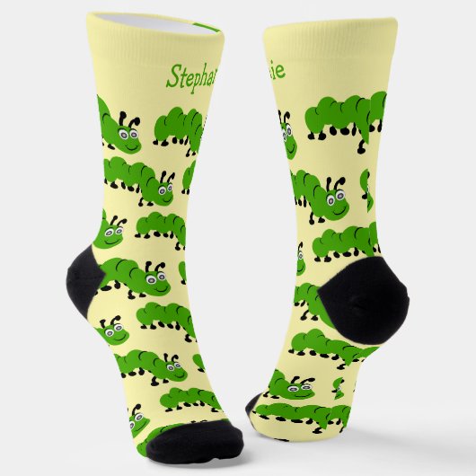 Socks Caterpillar Design ソックス (傾斜あり)