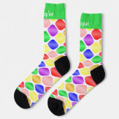 Socks Colourful Ovals Design ソックス (左)