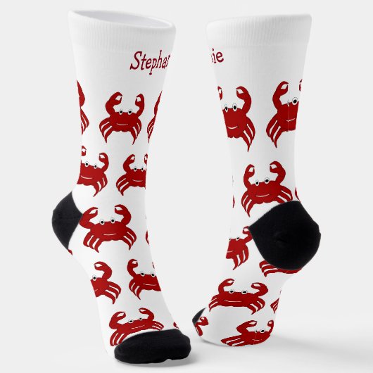 Socks Crab Design ソックス (傾斜あり)