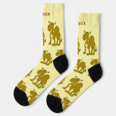 Socks Dromedary Camel Design ソックス (左)