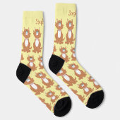 Socks Ginger Cat Design ソックス (右)