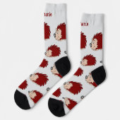 Socks Hedgehog Design ソックス (左)