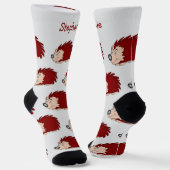 Socks Hedgehog Design ソックス (傾斜あり)