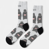Socks Hippopotamus Design ソックス (左)