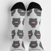 Socks Hippopotamus Design ソックス (上部)