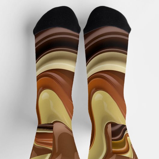 Socks in stylish abstract graphic ソックス (上部)
