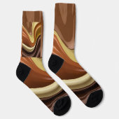 Socks in stylish abstract graphic ソックス (右)