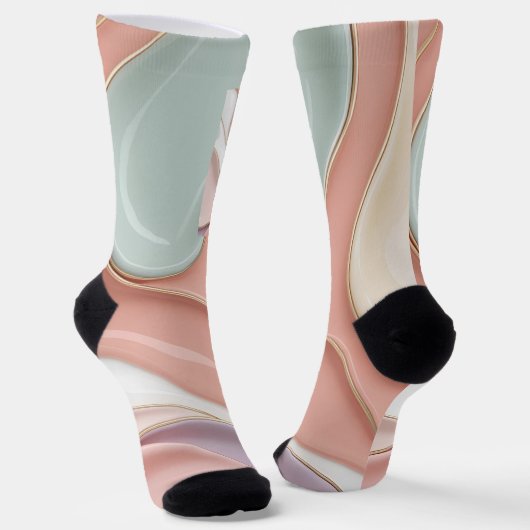 Socks in stylish abstract graphic ソックス (傾斜あり)