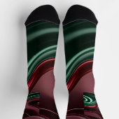 Socks in stylish abstract graphic ソックス (上部)