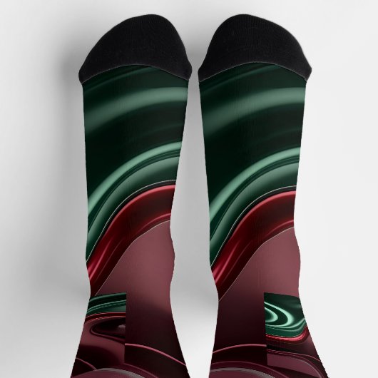 Socks in stylish abstract graphic ソックス (上部)