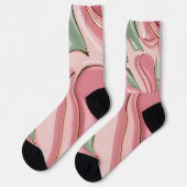 Socks in stylish abstract graphic ソックス (左)