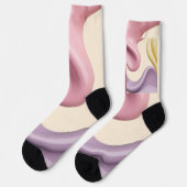 Socks in stylish abstract graphic ソックス (左)