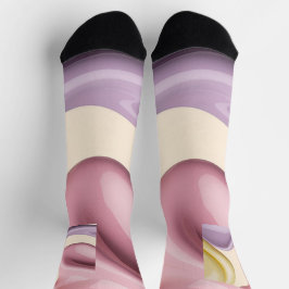 Socks in stylish abstract graphic ソックス