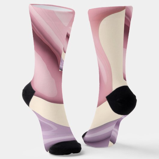 Socks in stylish abstract graphic ソックス (傾斜あり)