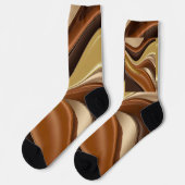 Socks in stylish abstract graphic ソックス (左)