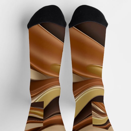 Socks in stylish abstract graphic ソックス (上部)