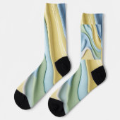 Socks in stylish abstract graphic ソックス (左)