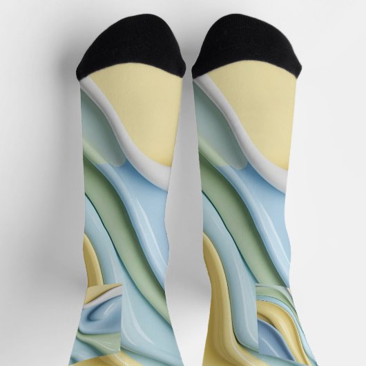 Socks in stylish abstract graphic ソックス (上部)