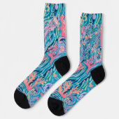Socks in stylish graphic ソックス (左)