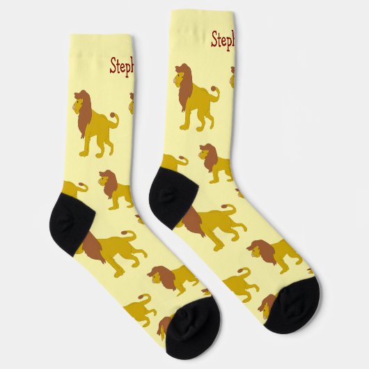 Socks Lion Design ソックス (右)