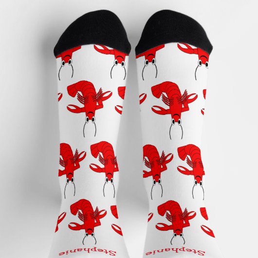 Socks Lobster Design ソックス (上部)