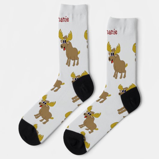 Socks Moose Design ソックス (左)