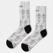 Socks Mouse Design ソックス (左)
