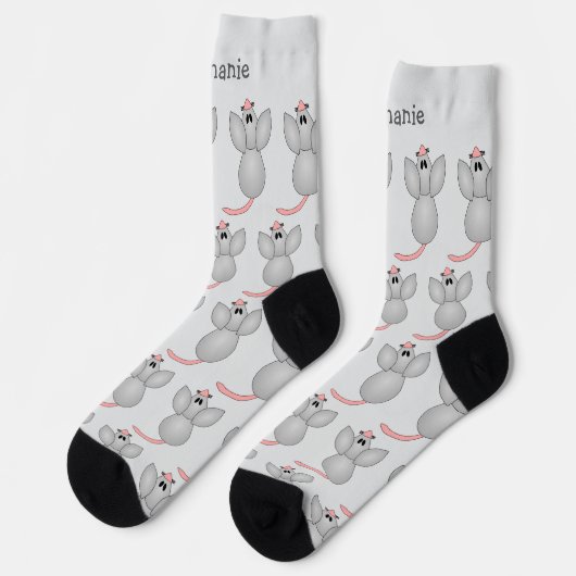 Socks Mouse Design ソックス (左)