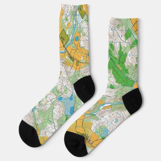Socks - Orienteering map1 ソックス (左)