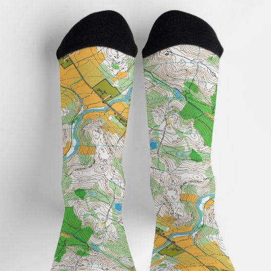 Socks - Orienteering map1 ソックス (上部)