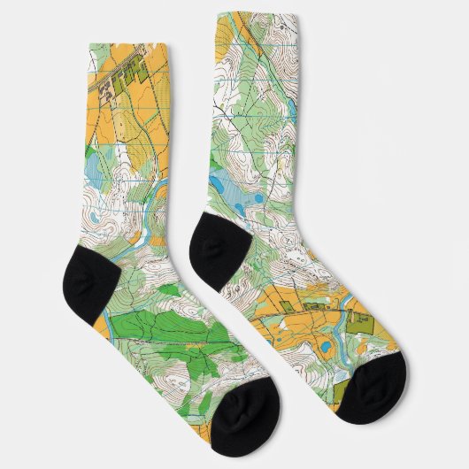 Socks - Orienteering map1 ソックス (右)