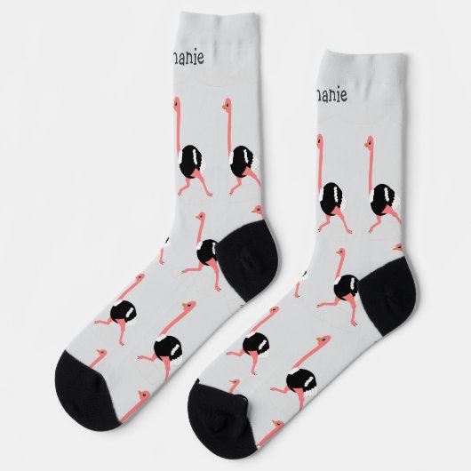 Socks Ostrich Design ソックス (左)