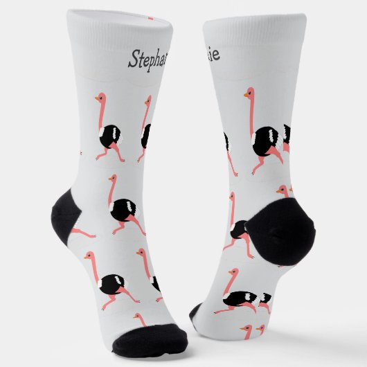 Socks Ostrich Design ソックス (傾斜あり)