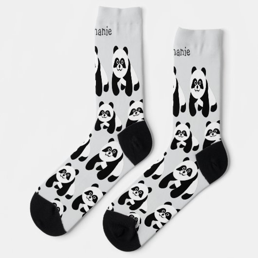 Socks Panda Design ソックス (左)