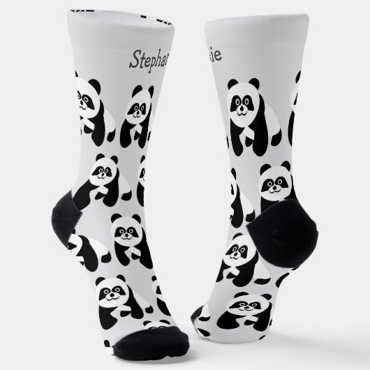 Socks Panda Design ソックス (傾斜あり)