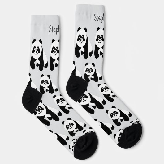 Socks Panda Design ソックス (右)