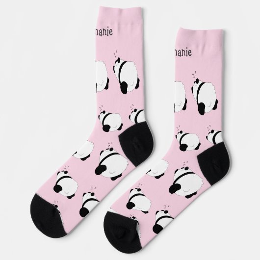 Socks Panda Design ソックス (左)