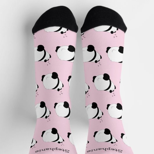 Socks Panda Design ソックス (上部)