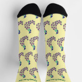 Socks Peacock Design ソックス (上部)
