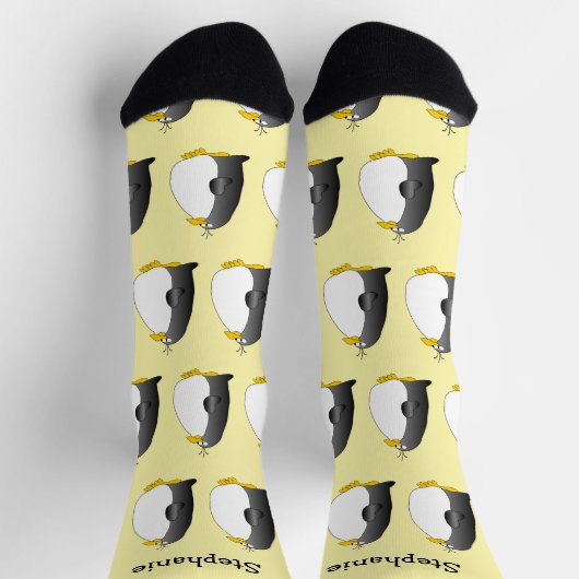 Socks Penguin Design ソックス (上部)
