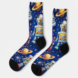 socks robot exploration, cosmic art ソックス