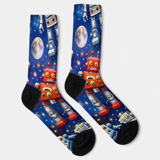 socks robot exploration, cosmic art ソックス (右)