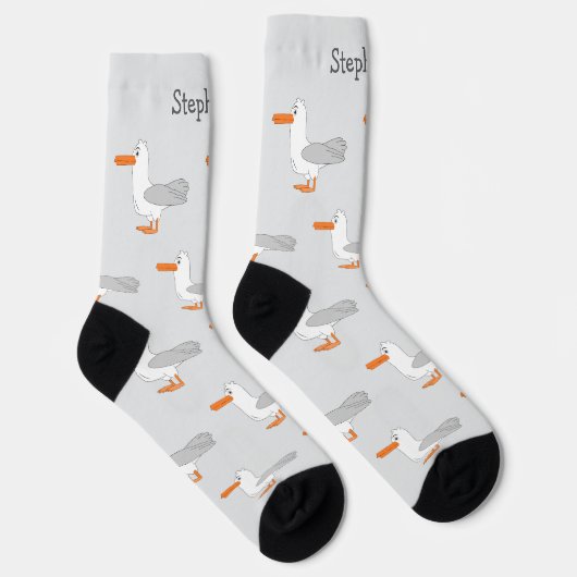 Socks Seagull Design ソックス (右)