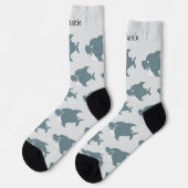 Socks Shark Design ソックス (左)