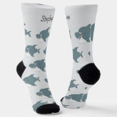 Socks Shark Design ソックス (傾斜あり)