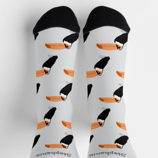 Socks Toucan Design ソックス (上部)