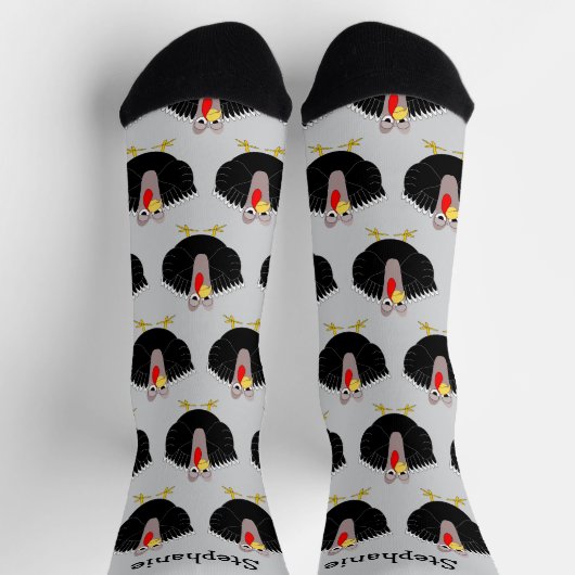 Socks Turkey Design ソックス (上部)