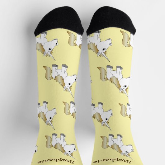 Socks Unicorn Design ソックス (上部)