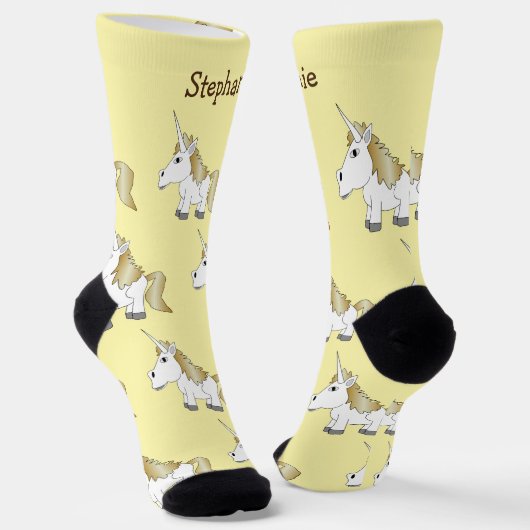 Socks Unicorn Design ソックス (傾斜あり)