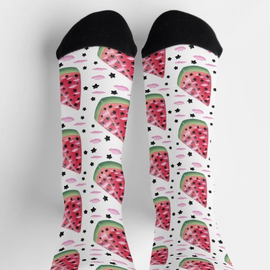 Socks watermelon star ソックス (上部)